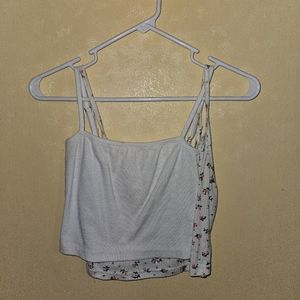 2 cropped tank tops